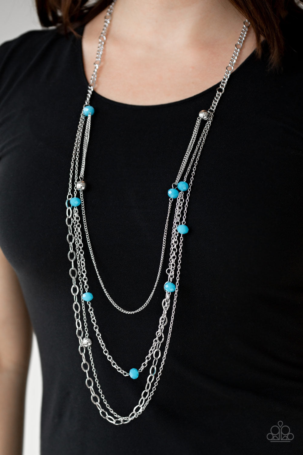 Paparazzi ♥ Glamour Grotto - Blue ♥  Necklace