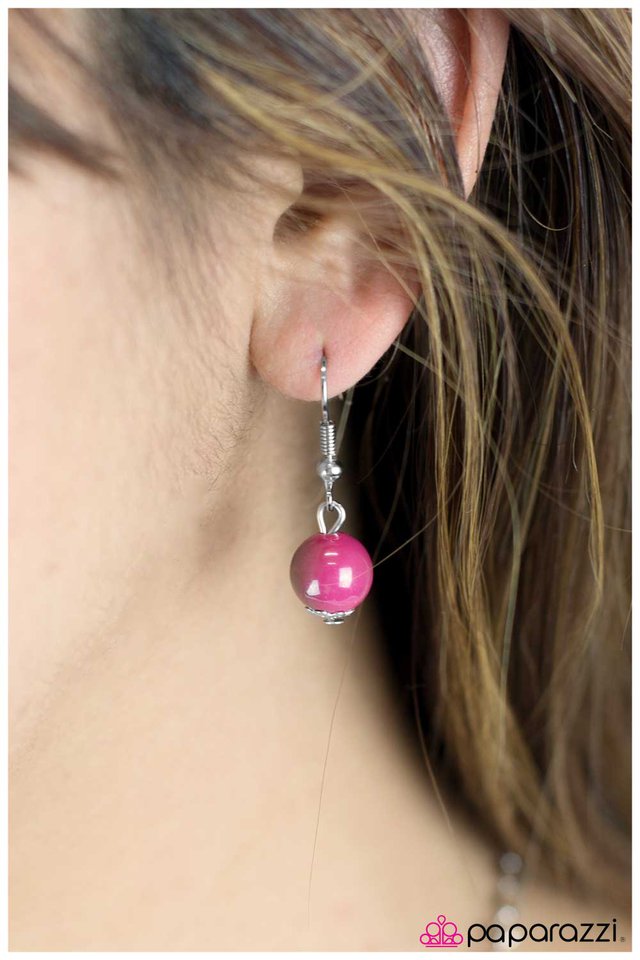 Paparazzi ♥ Along For The Ride - Pink ♥ Necklace