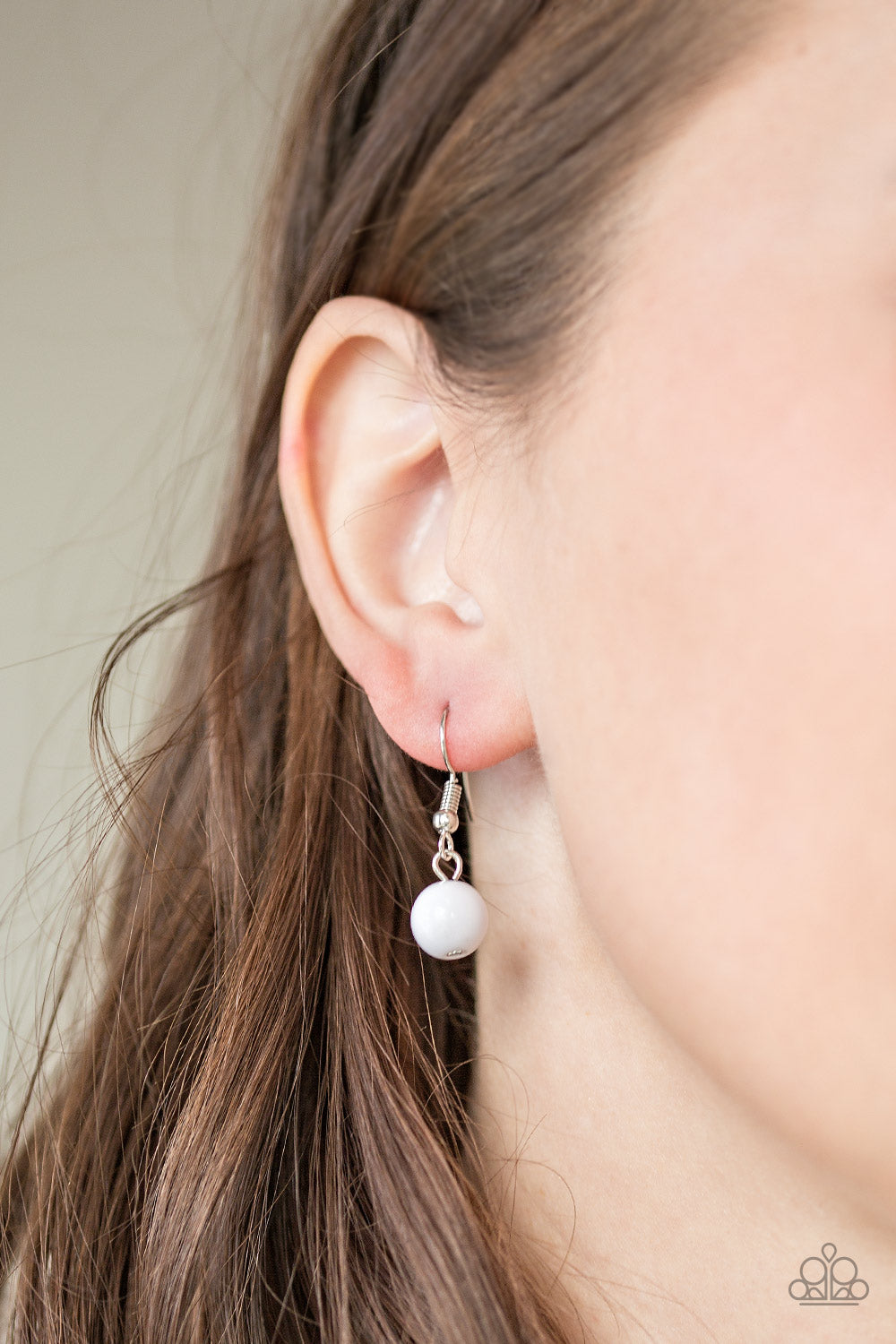 Paparazzi ♥ Me-dallions, Myself, and I - White ♥  Necklace