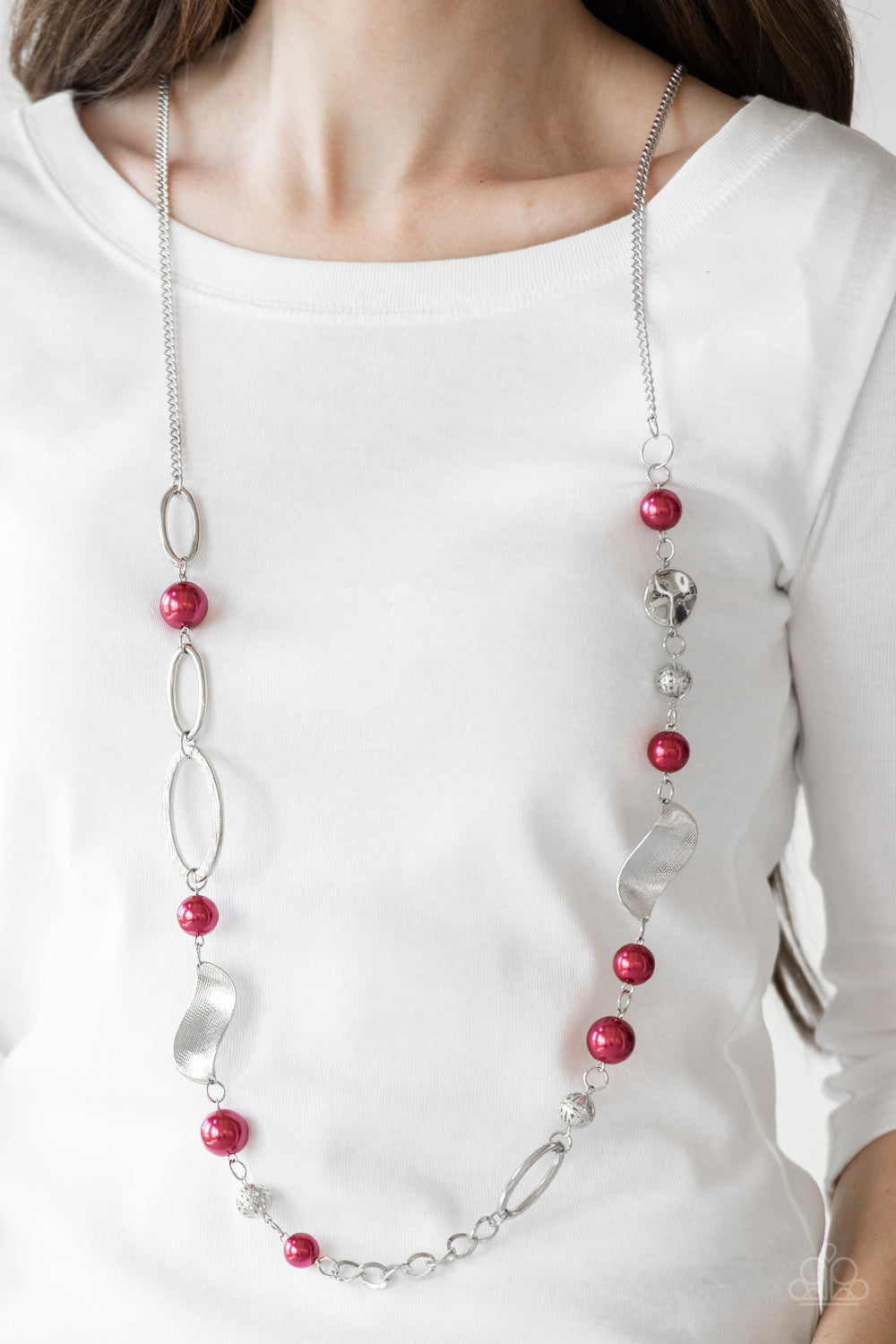 Paparazzi ♥ All About Me - Red ♥  Necklace