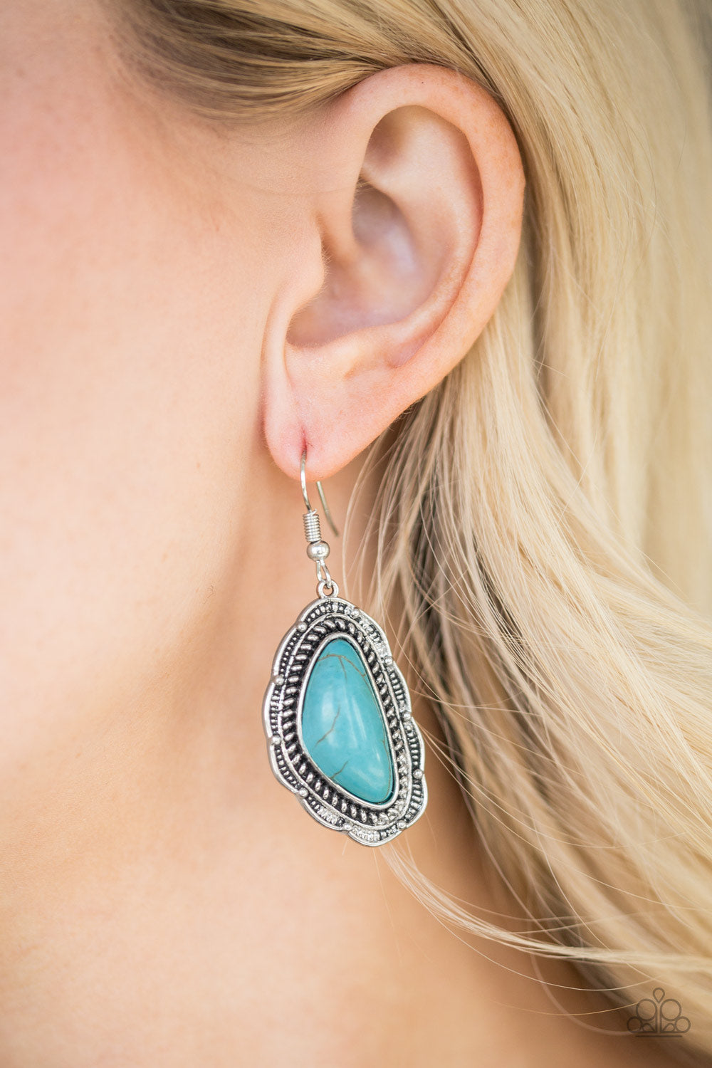 Paparazzi ♥ Santa Fe Soul - Blue ♥  Earrings