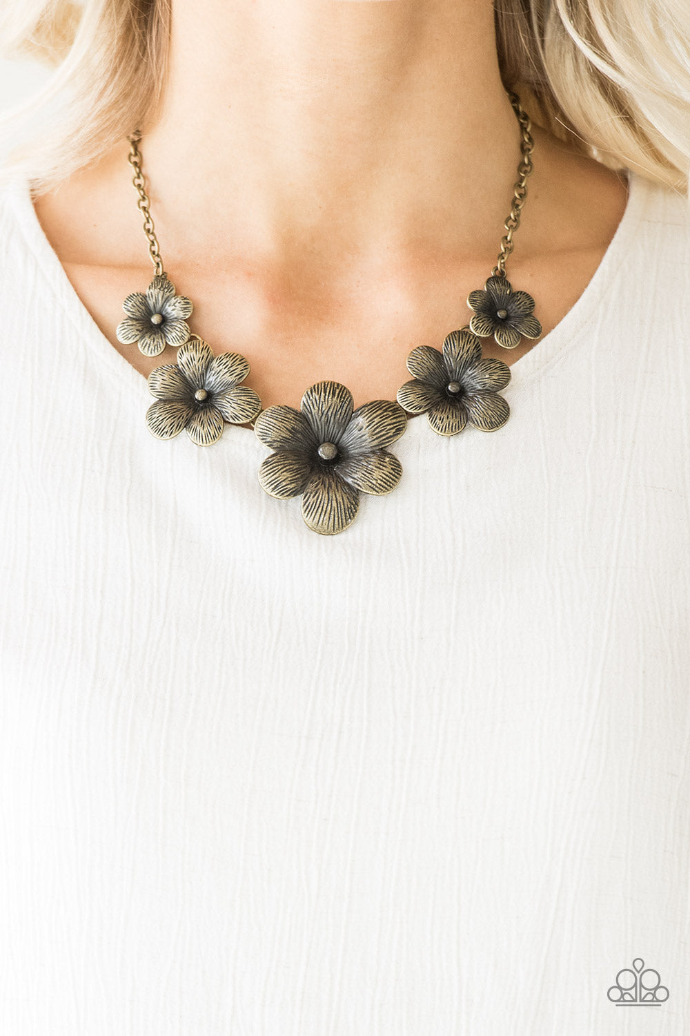 Paparazzi ♥ Secret Garden - Brass ♥  Necklace