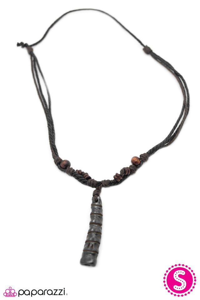 Paparazzi ♥ Stick With It - Black ♥ Necklace