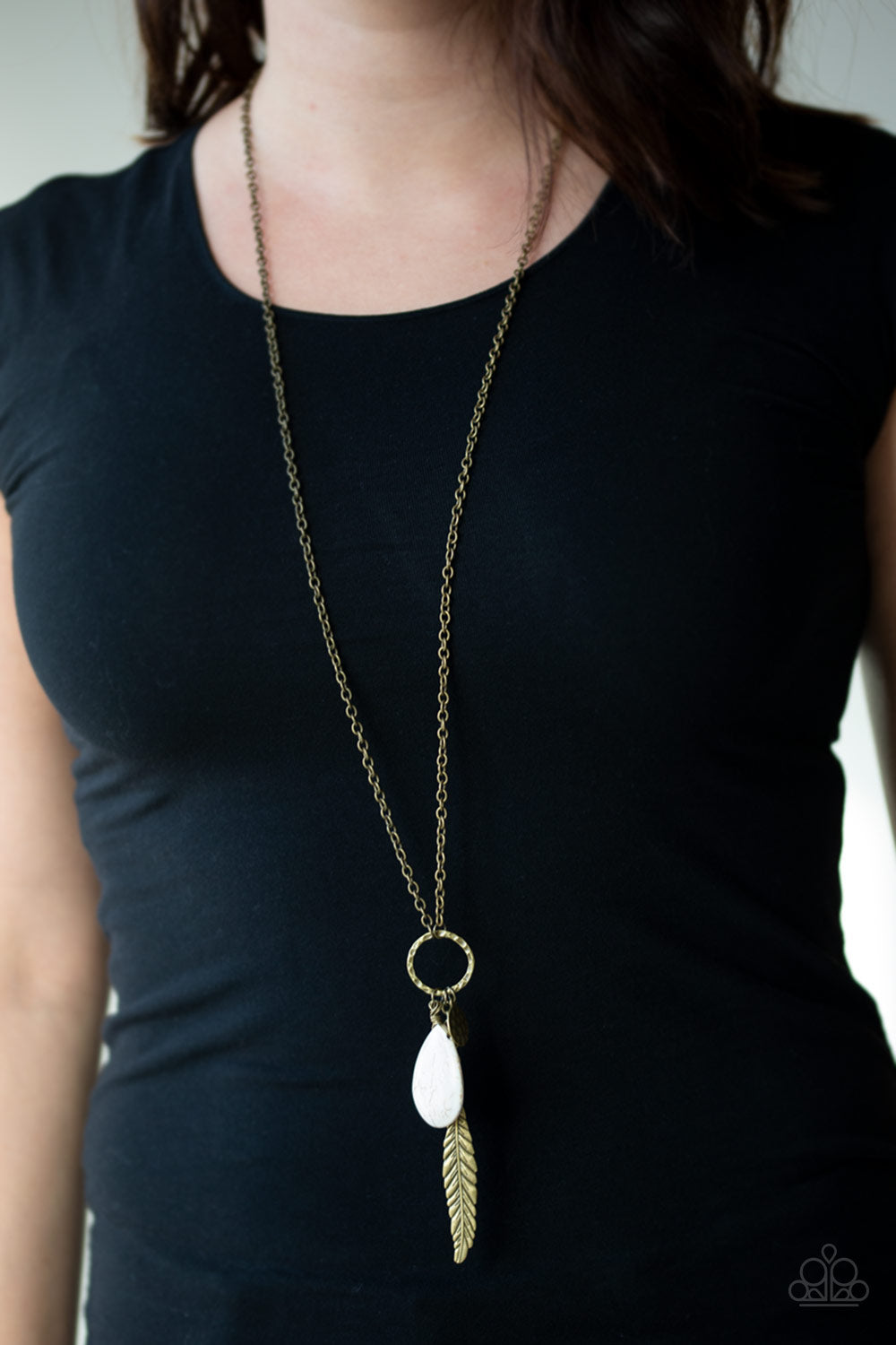 Paparazzi ♥ Canyon Quest - Brass ♥  Necklace