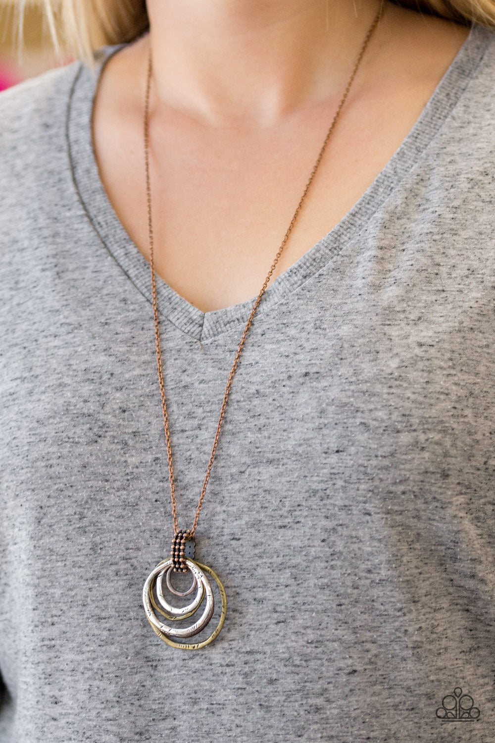 Paparazzi ♥ Rippling Relic - Multi ♥  Necklace
