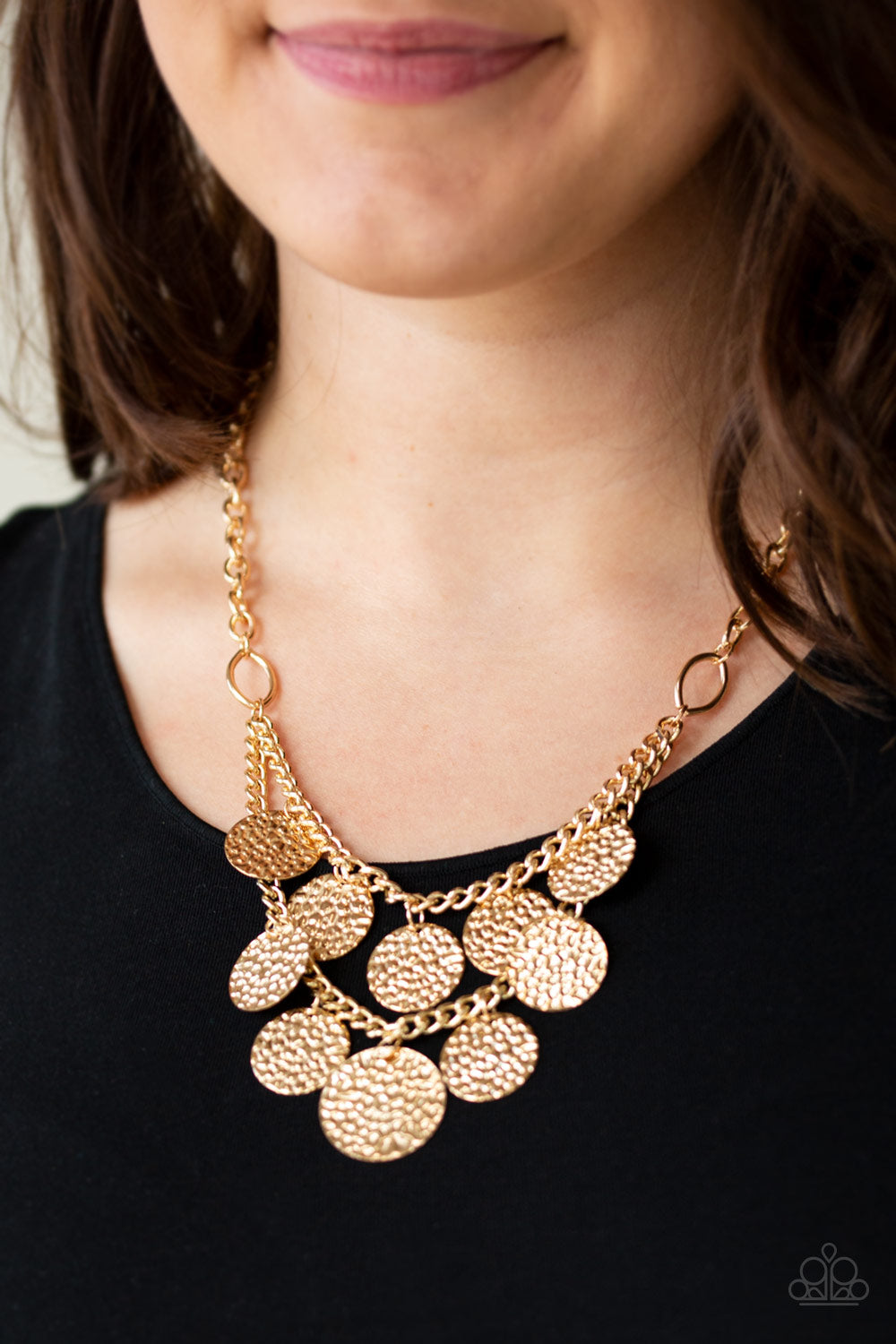Paparazzi ♥ Works Every CHIME - Gold ♥  Necklace