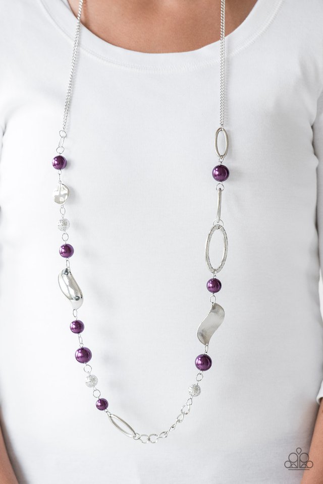 Paparazzi ♥ All About Me - Purple ♥ Necklace
