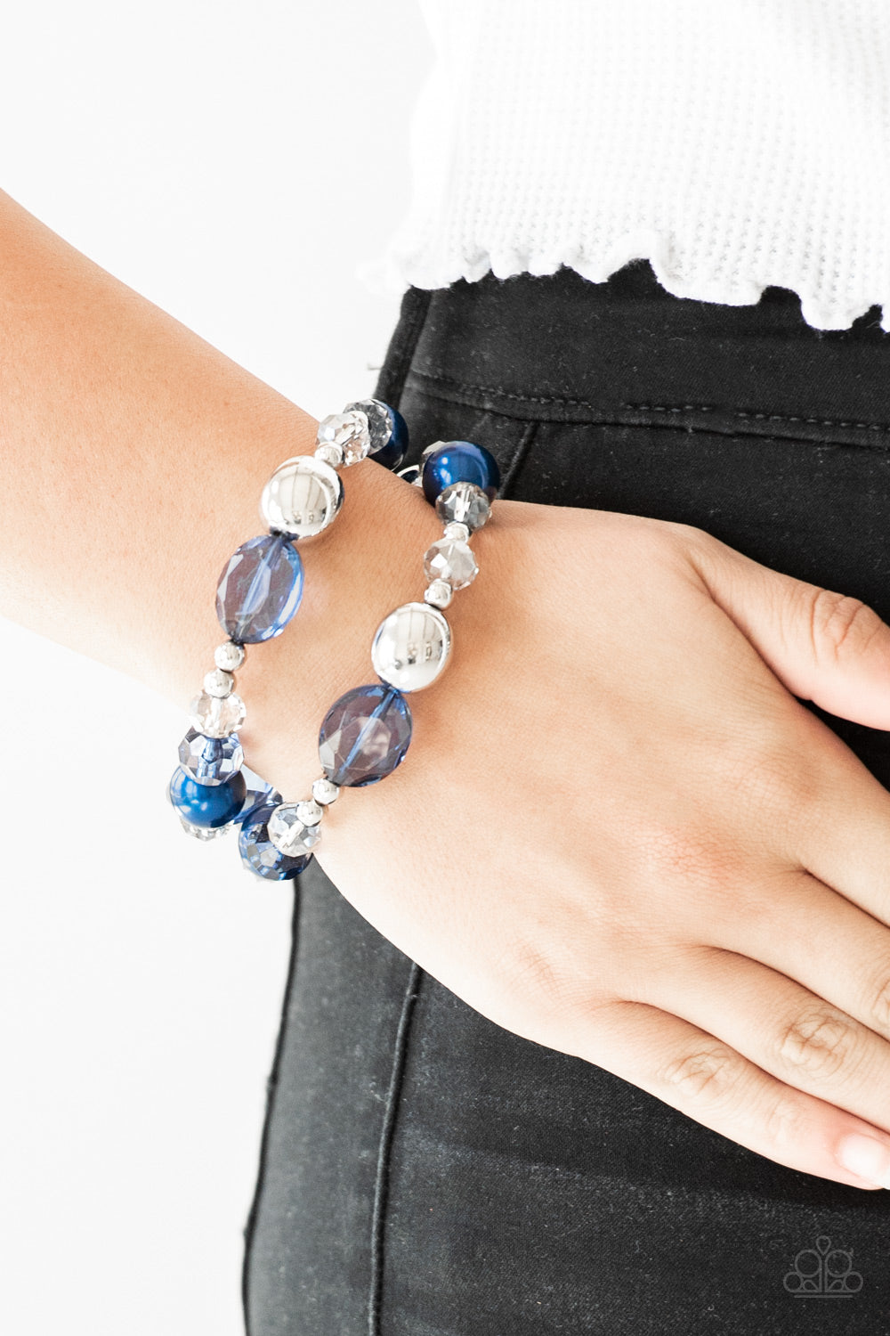 Paparazzi ♥ Downtown Dazzle - Blue ♥  Bracelet