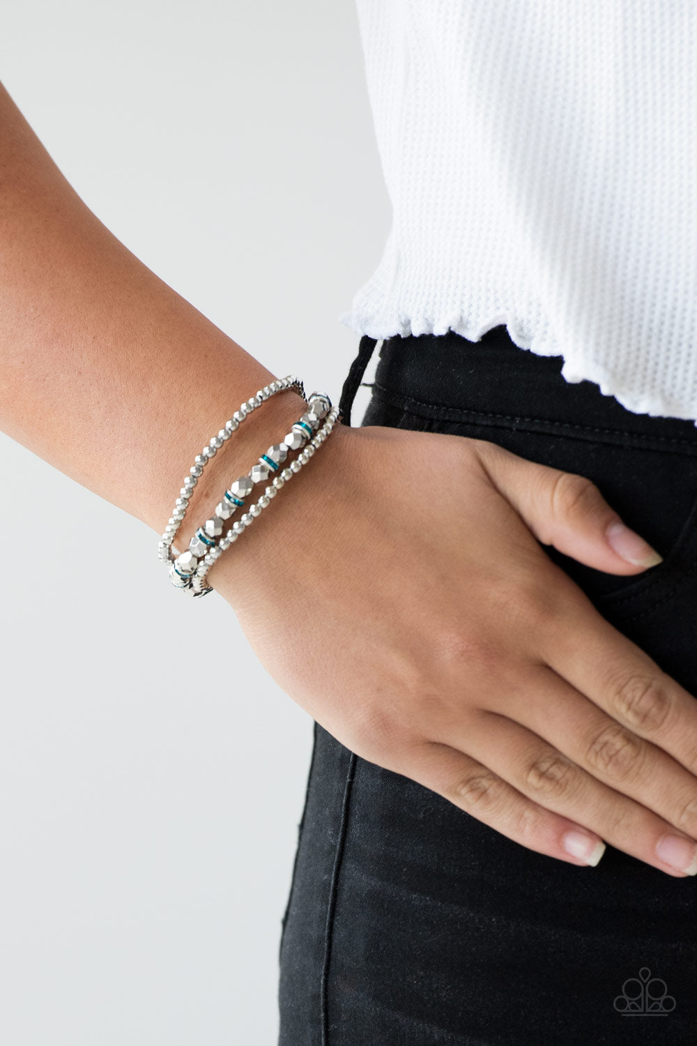Paparazzi ♥ Let There BEAM Light - Blue ♥  Bracelet