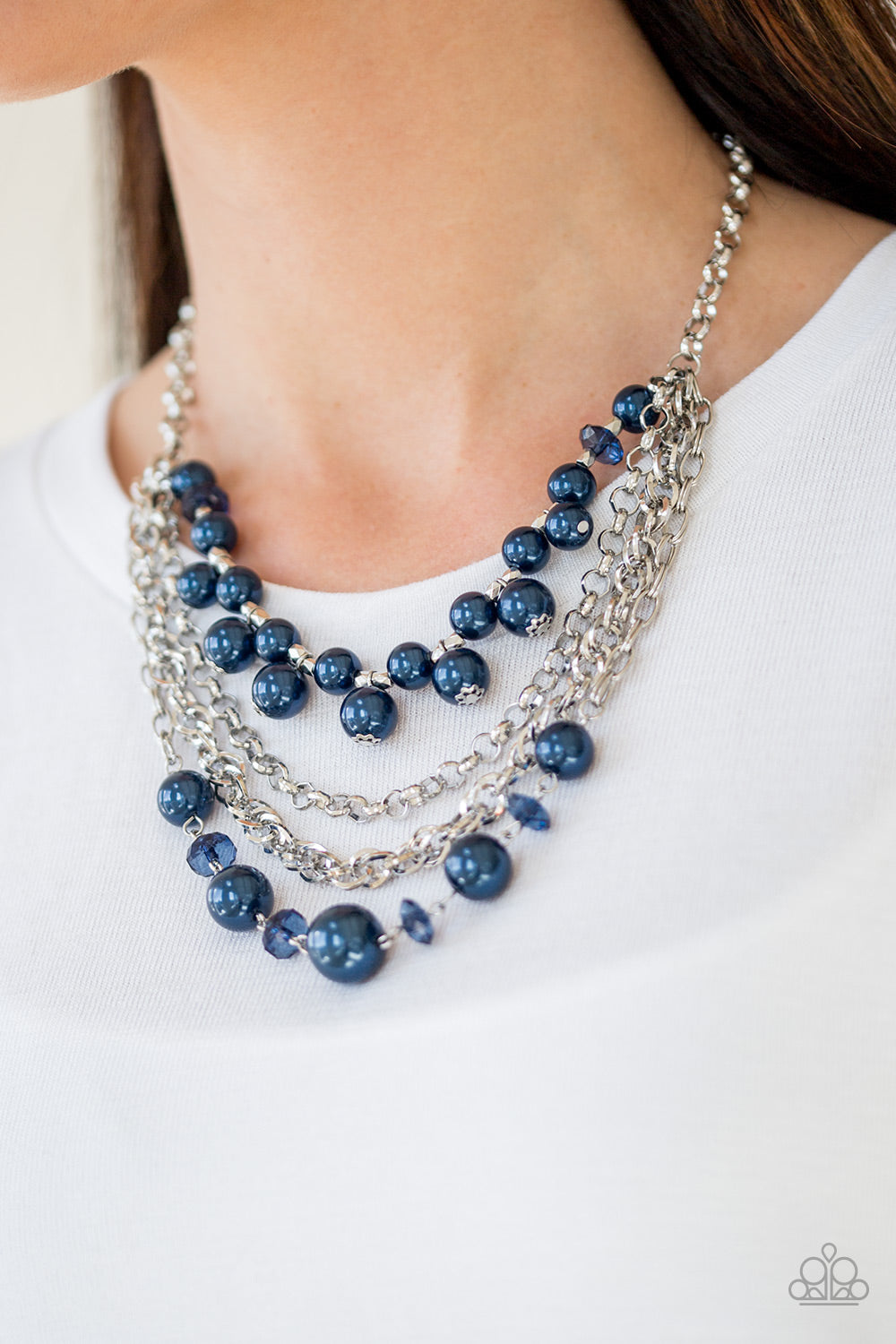 Paparazzi ♥ Rockin Rockette - Blue ♥  Necklace