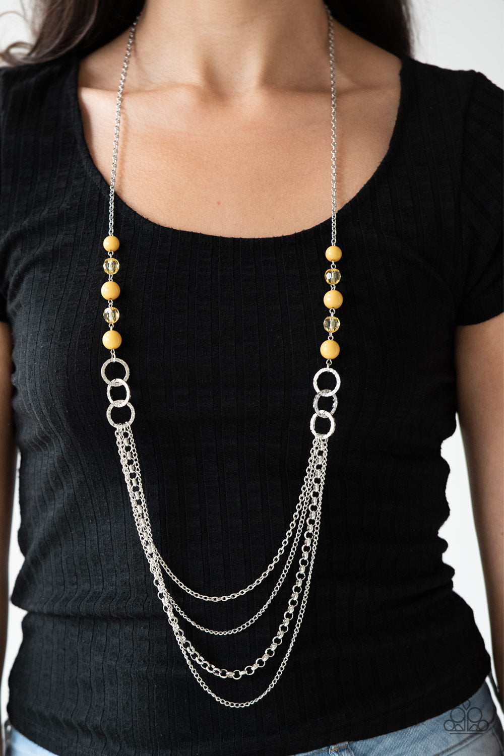 Paparazzi ♥ Vividly Vivid - Yellow ♥  Necklace