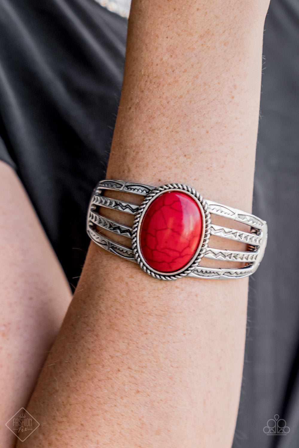 Paparazzi ♥ Desert Glyphs - Red ♥  Bracelet