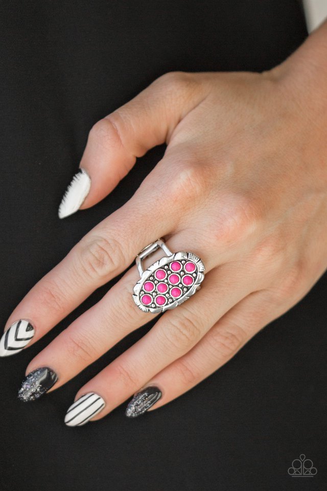 Paparazzi ♥ Cactus Garden - Pink ♥ Ring