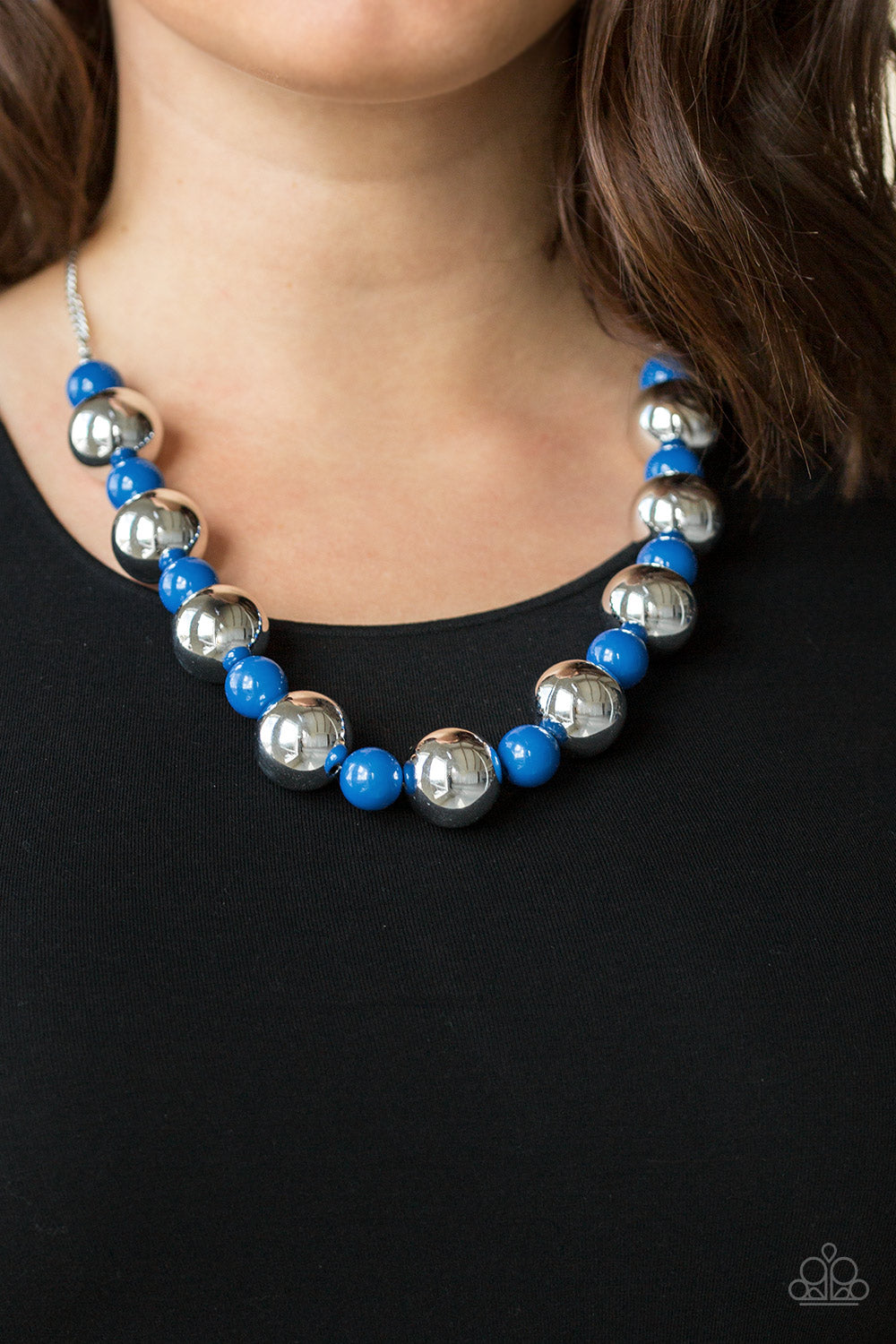 Paparazzi ♥ Top Pop - Blue ♥  Necklace