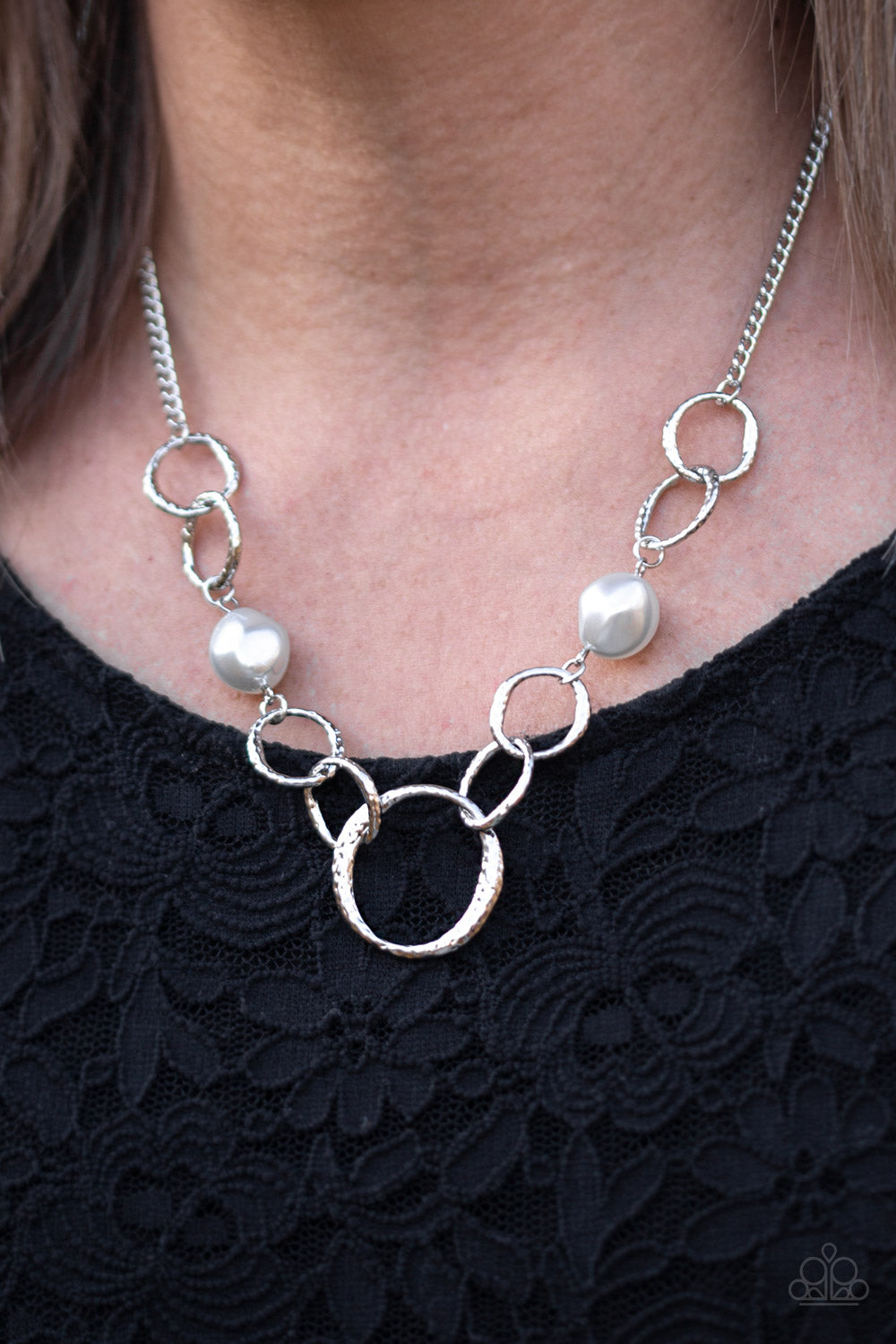 Paparazzi ♥ Lead Role - Silver ♥  Necklace