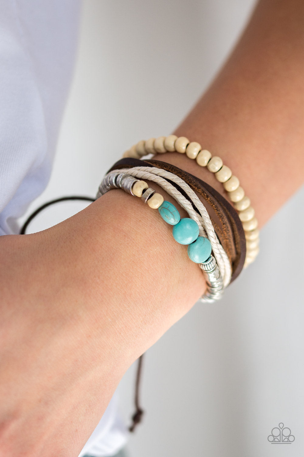 Paparazzi ♥ Wonderfully Wanderer - Blue ♥  Bracelet
