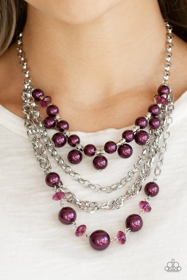 Paparazzi ♥ Rockin Rockette - Purple ♥ Necklace