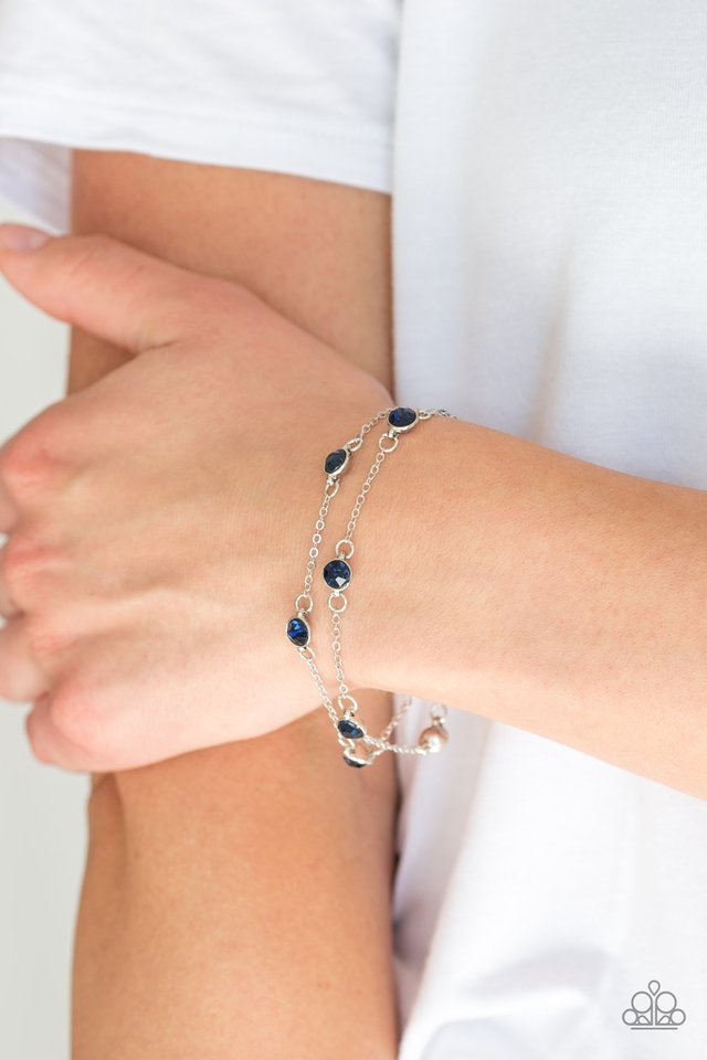 Paparazzi ♥ Spotlight Starlight - Blue ♥ Bracelet