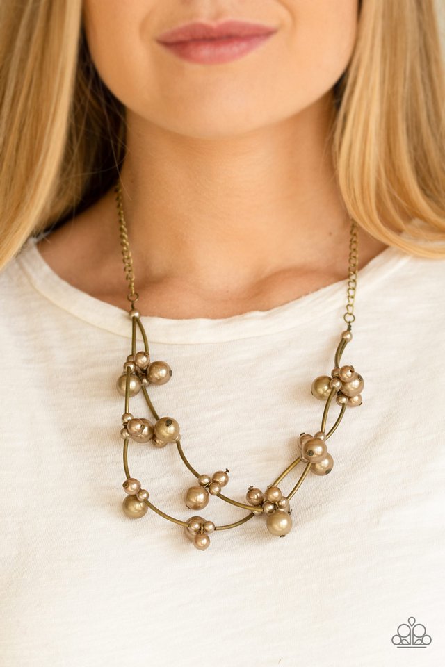 Paparazzi ♥ Wedding BELLES - Brass ♥ Necklace