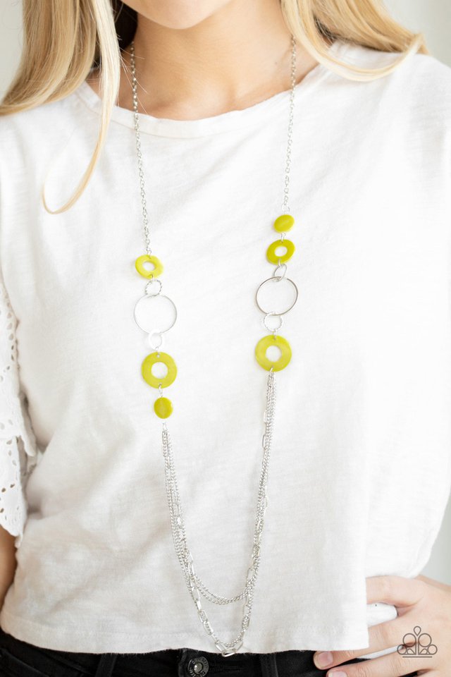 Paparazzi ♥ Tropical Sunsets - Green ♥ Necklace