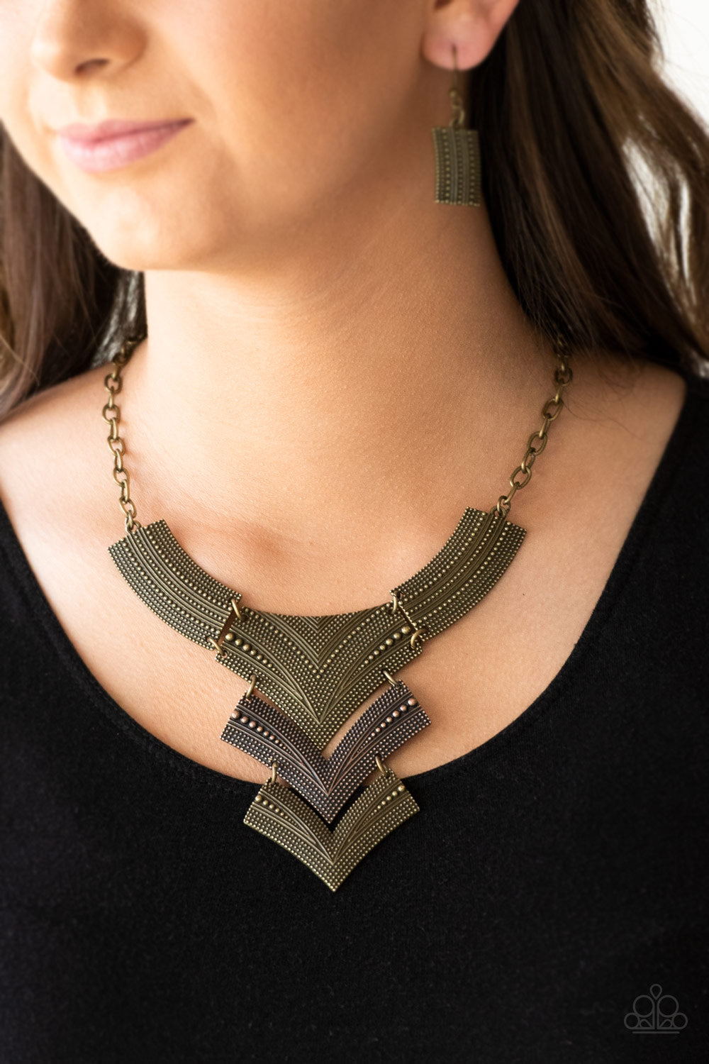 Paparazzi ♥ Fiercely Pharaoh - Multi ♥  Necklace