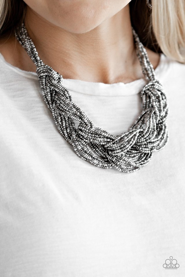 Paparazzi ♥ City Catwalk - Silver ♥ Necklace