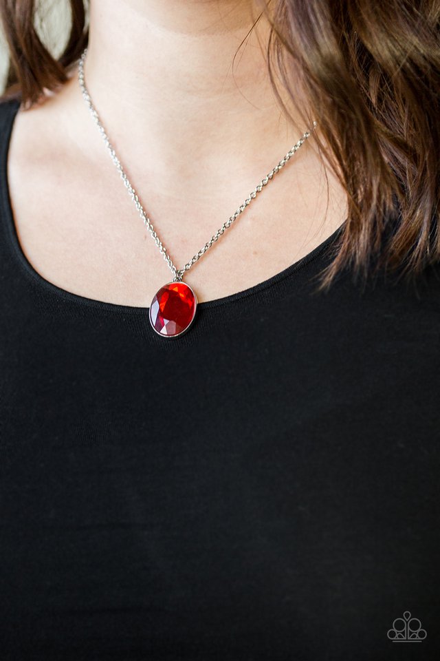 Paparazzi ♥ Definitely Duchess - Red ♥ Necklace
