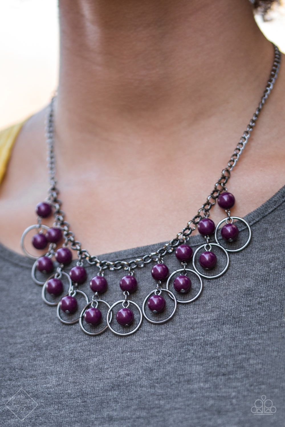 Paparazzi ♥ Really Rococo - Purple ♥  Necklace