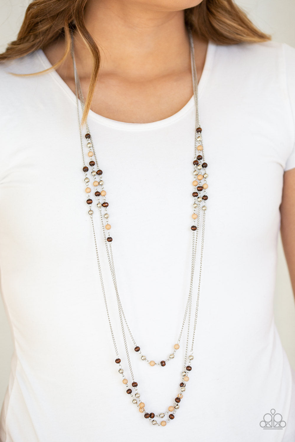 Paparazzi ♥ Seasonal Sensation - Brown ♥  Necklace