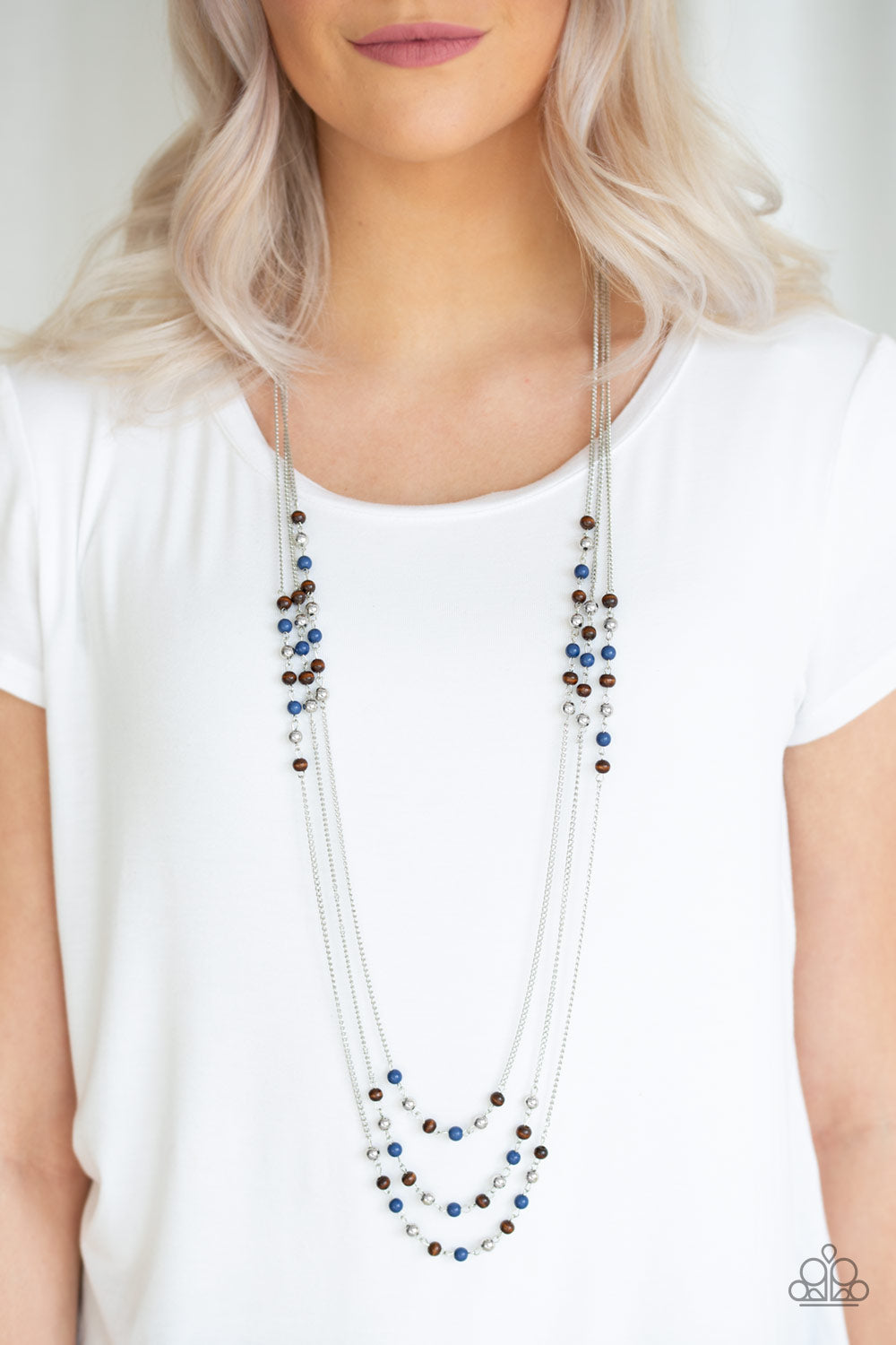 Paparazzi ♥ Seasonal Sensation - Blue ♥  Necklace