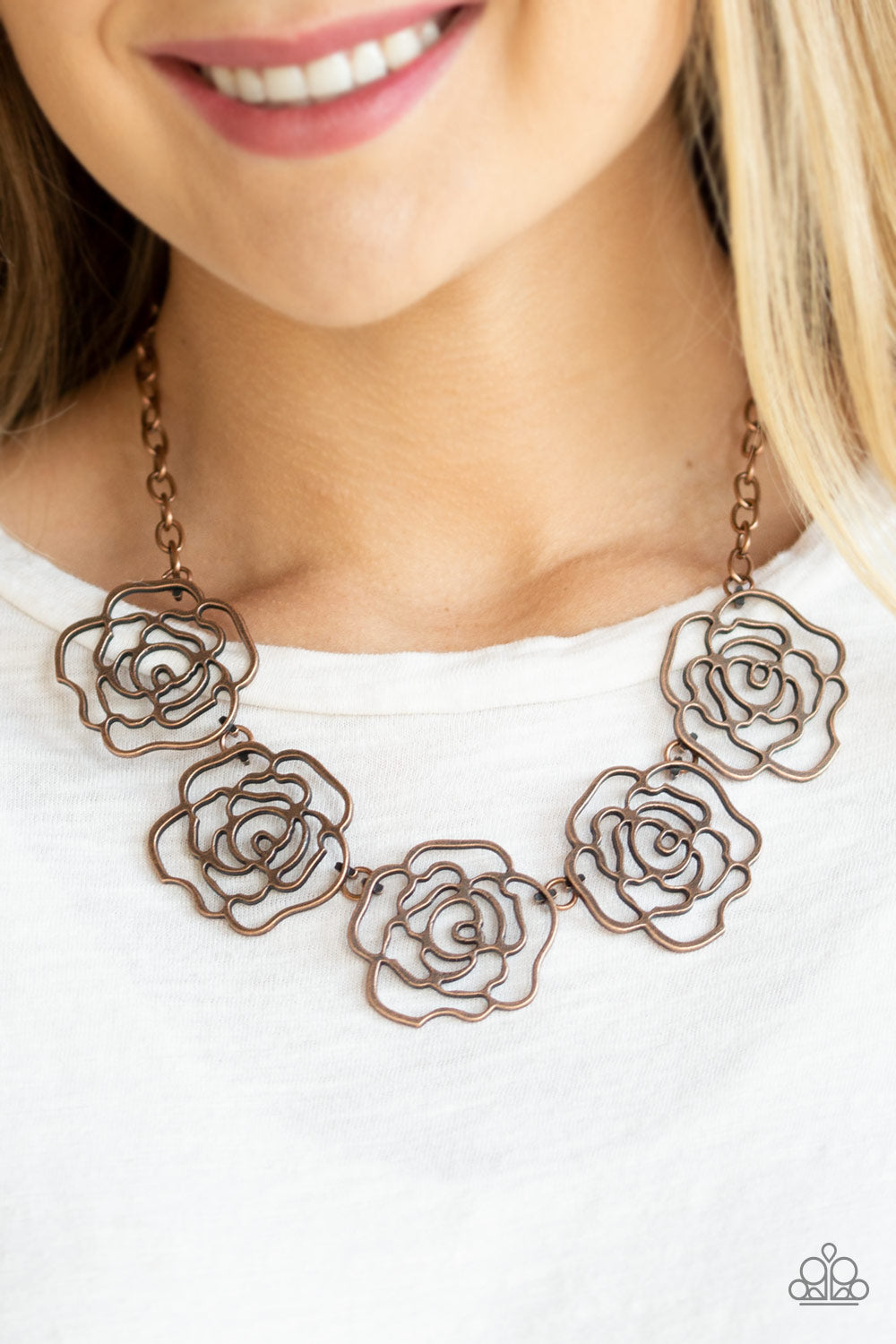 Paparazzi ♥ Budding Beauty - Copper ♥  Necklace