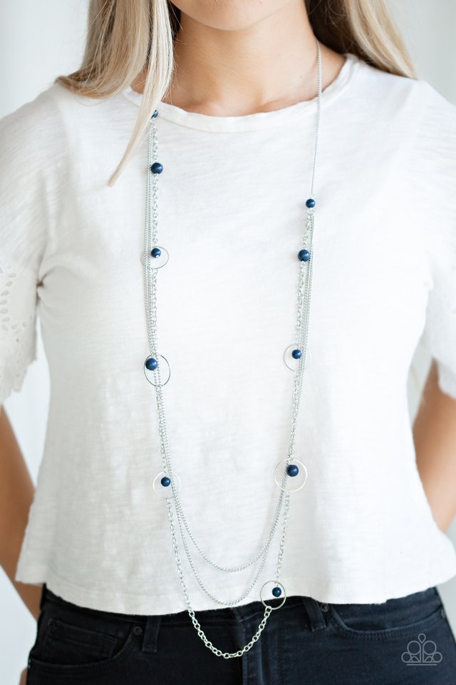 Paparazzi ♥ Collectively Carefree - Blue ♥ Necklace