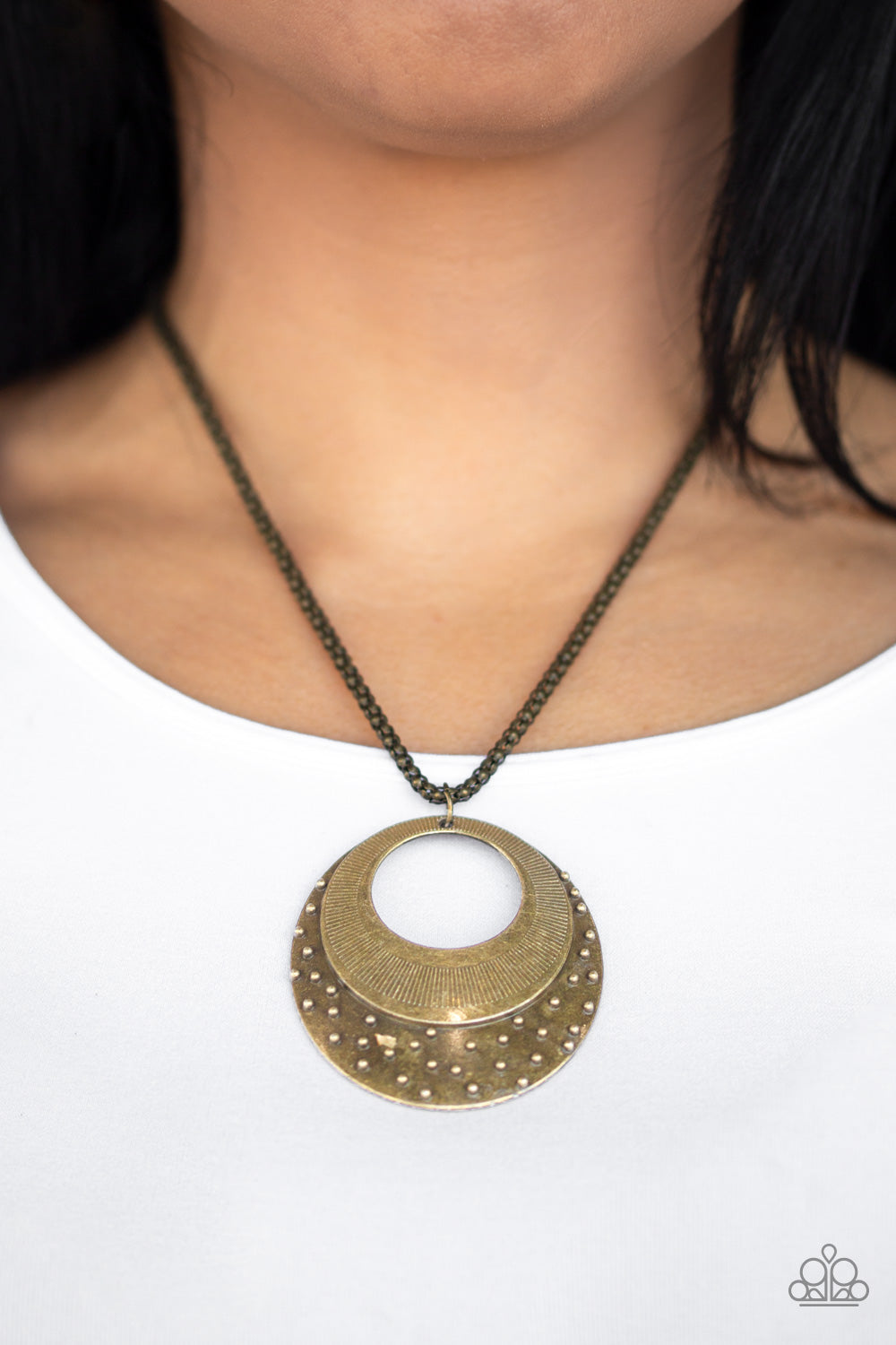 Paparazzi ♥ Texture Trio - Multi ♥  Necklace