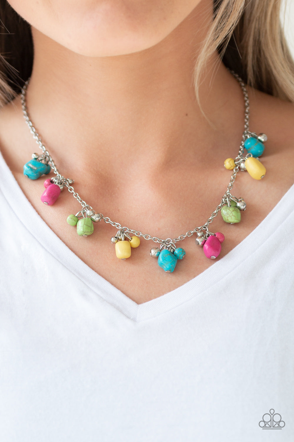 Paparazzi ♥ Rocky Mountain Magnificence - Multi ♥  Necklace