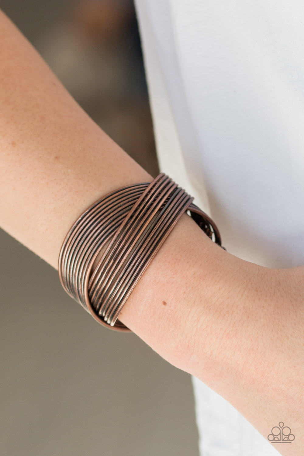 Paparazzi ♥ Urban Glam - Copper ♥  Bracelet