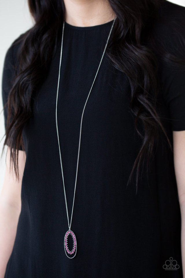 Paparazzi ♥ Money Mood - Pink ♥ Necklace