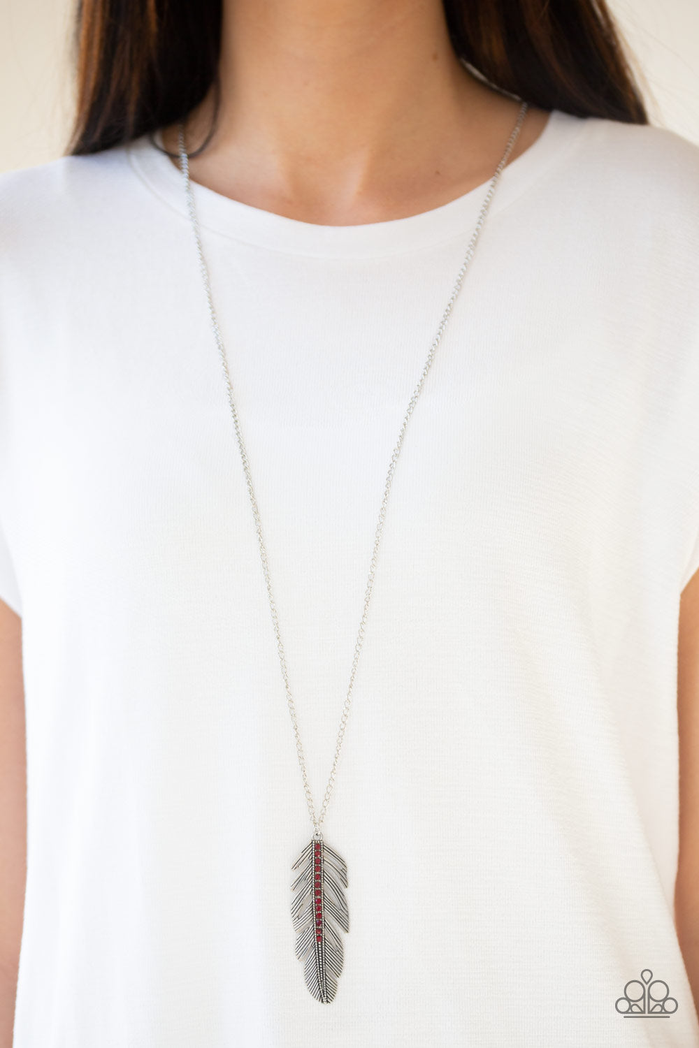 Paparazzi ♥ Sky Quest - Red ♥  Necklace