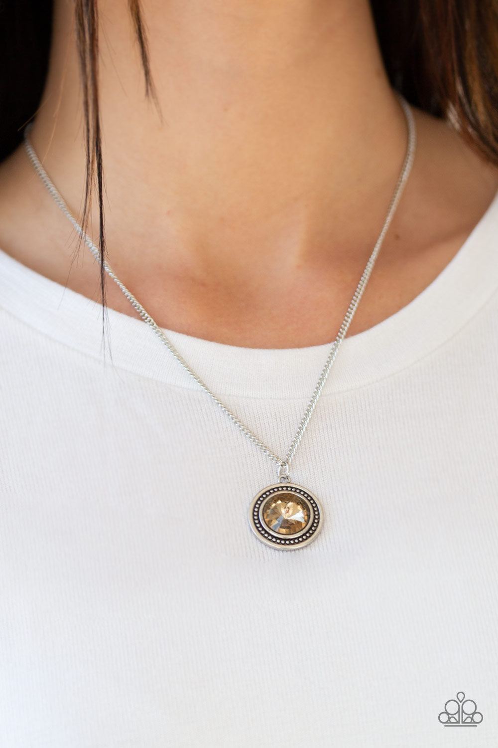 Paparazzi ♥ Mega Money - Brown ♥  Necklace