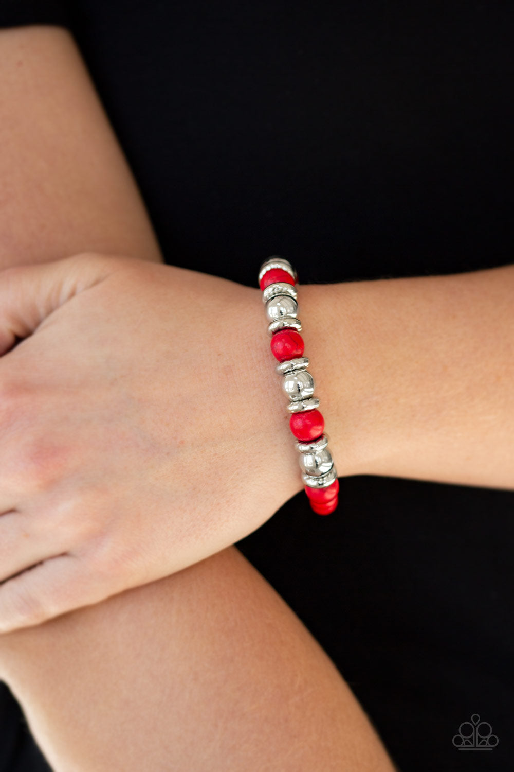 Paparazzi ♥ Across The Mesa - Red ♥  Bracelet