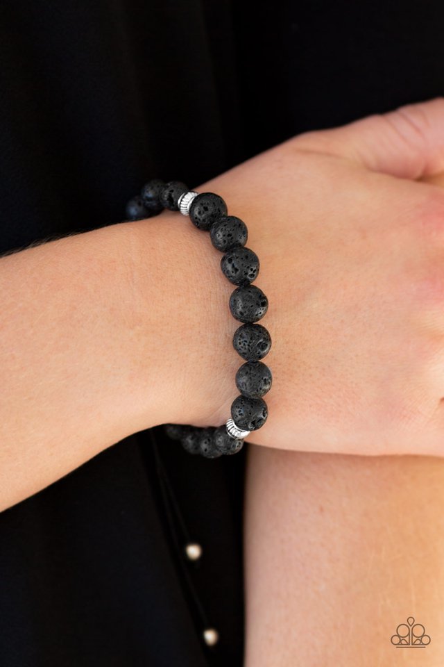 Paparazzi ♥ Relaxation - Black ♥ Bracelet