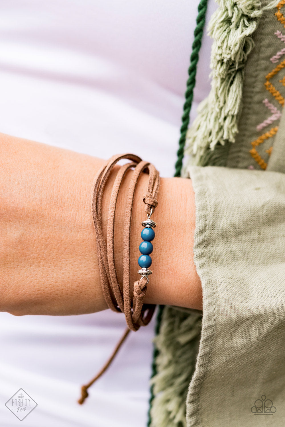 Paparazzi ♥ Always Up For Adventure - Blue ♥  Bracelet