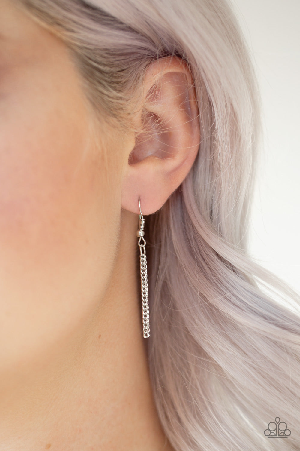 Paparazzi ♥ Triple Shimmer - Silver ♥  Necklace