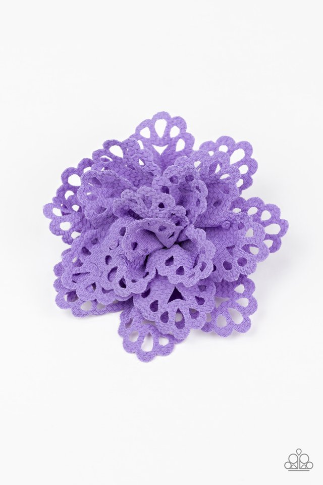 Paparazzi ♥ Springing Into Spring - Purple ♥ Hair Clip