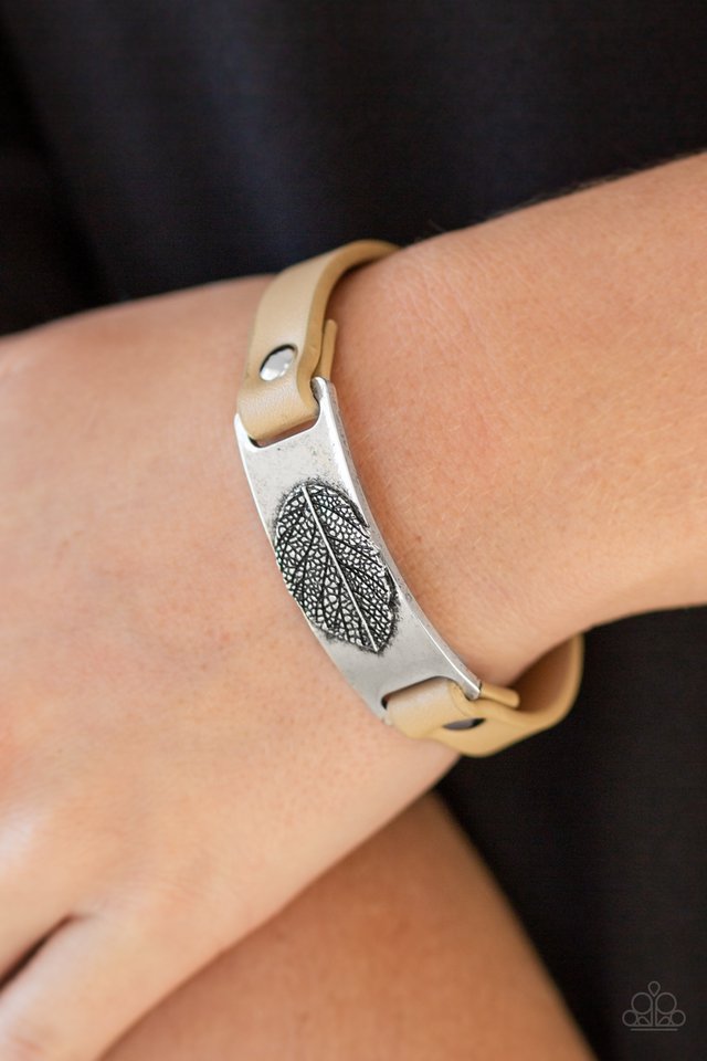 Paparazzi ♥ Take The LEAF - Brown ♥ Bracelet
