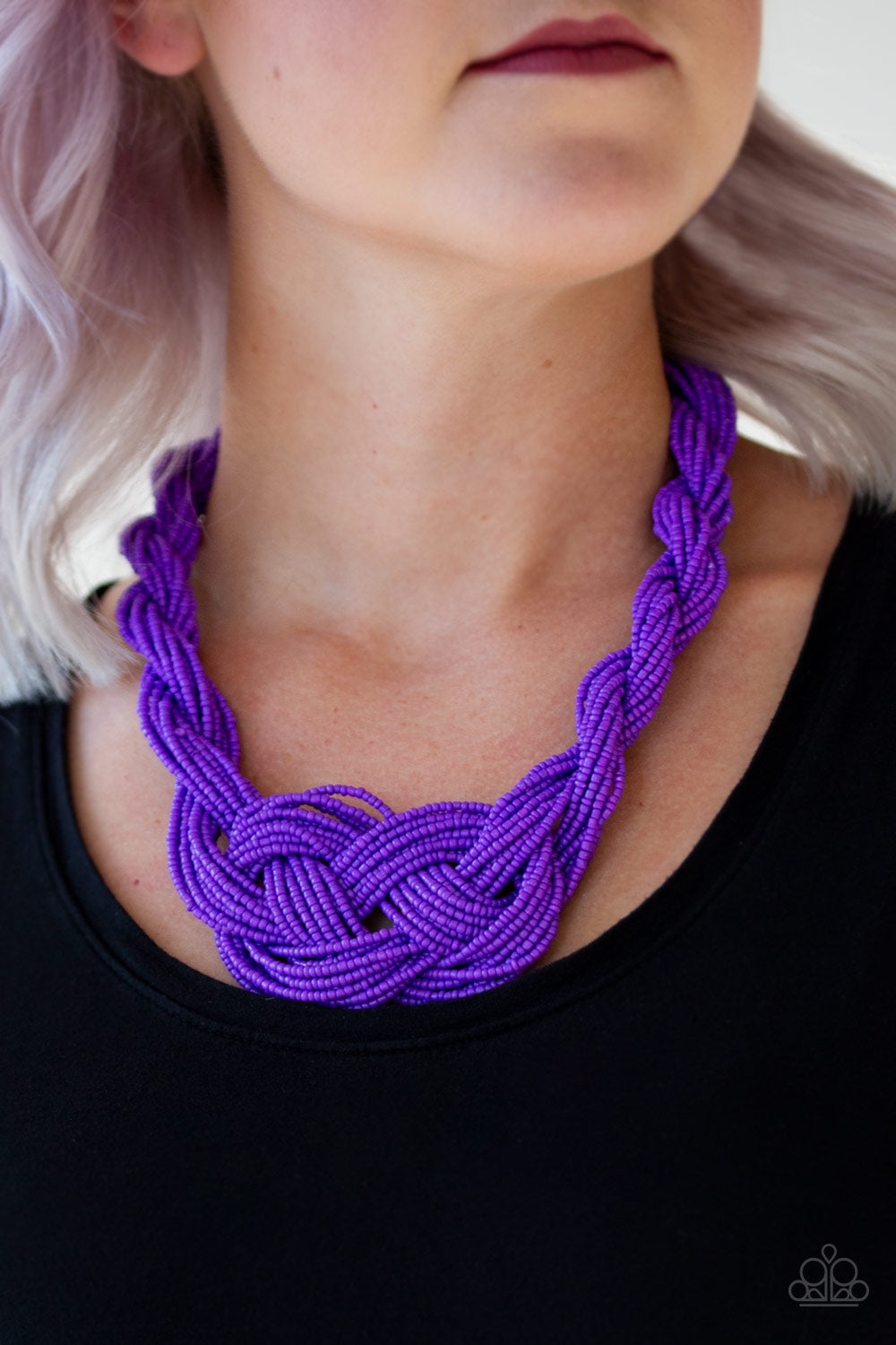 Paparazzi ♥ A Standing Ovation 2 - Purple ♥  Necklace