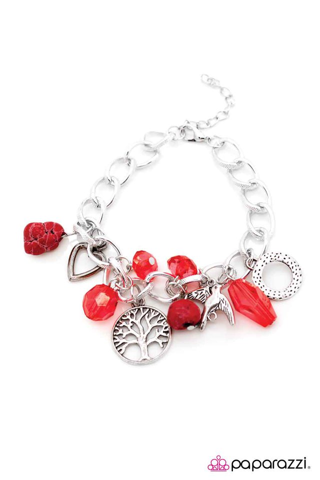 Paparazzi ♥ Branched Out - Red ♥ Bracelet