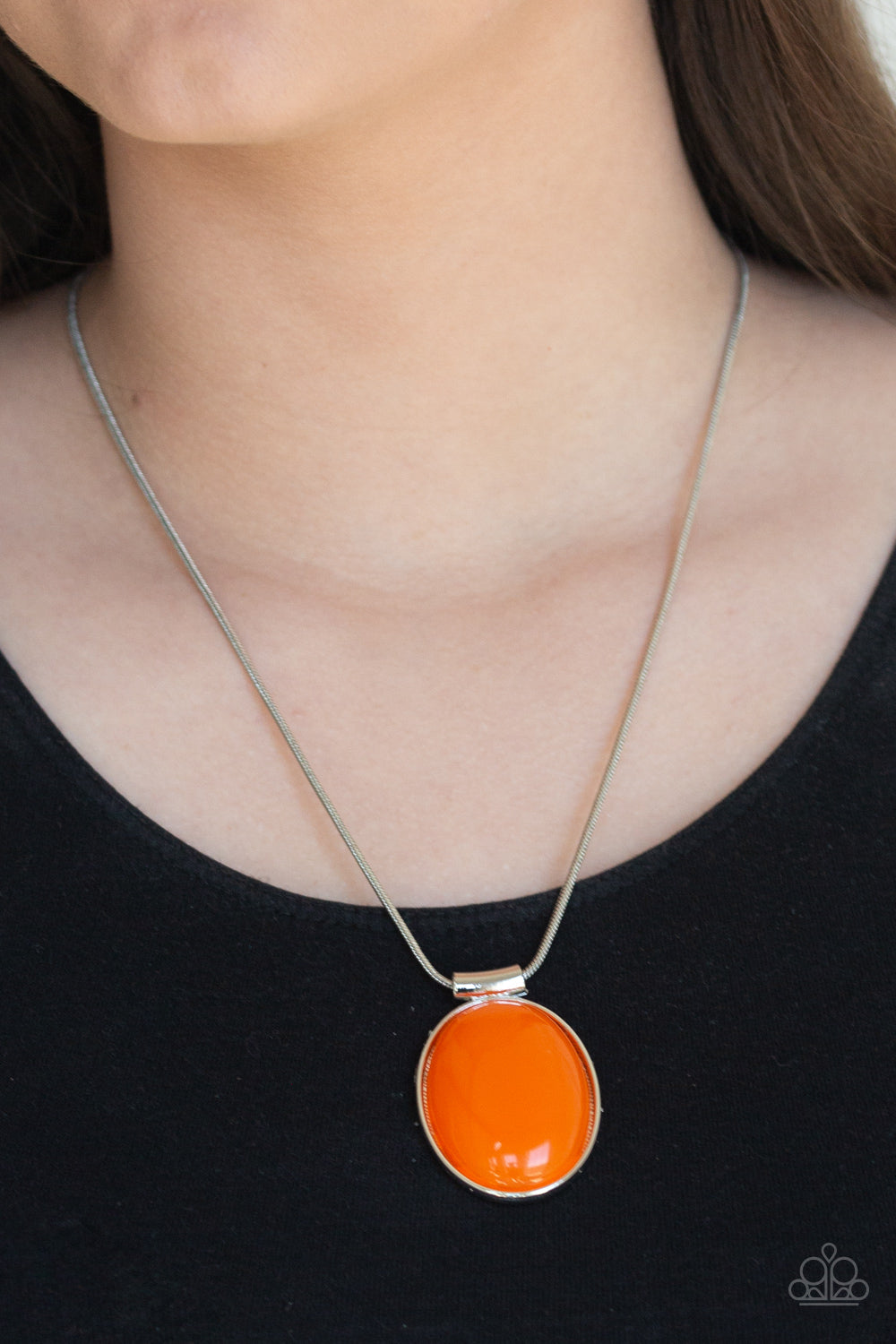Paparazzi ♥ Rising Stardom - Orange ♥  Necklace