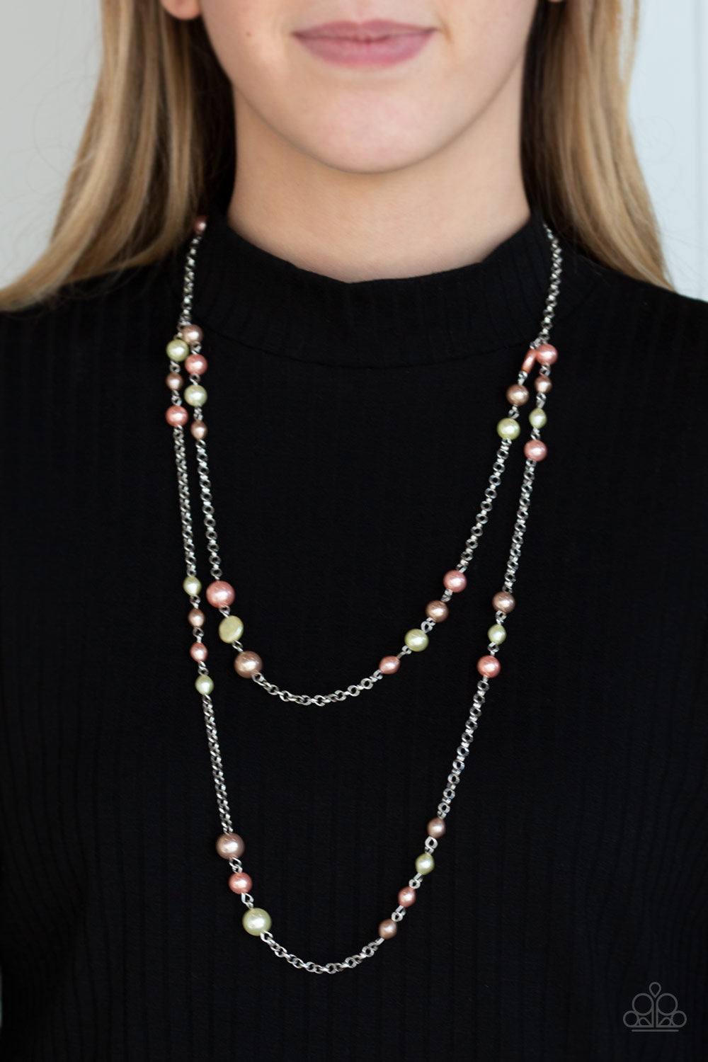 Paparazzi ♥ Pearl Promenade - Multi ♥  Necklace