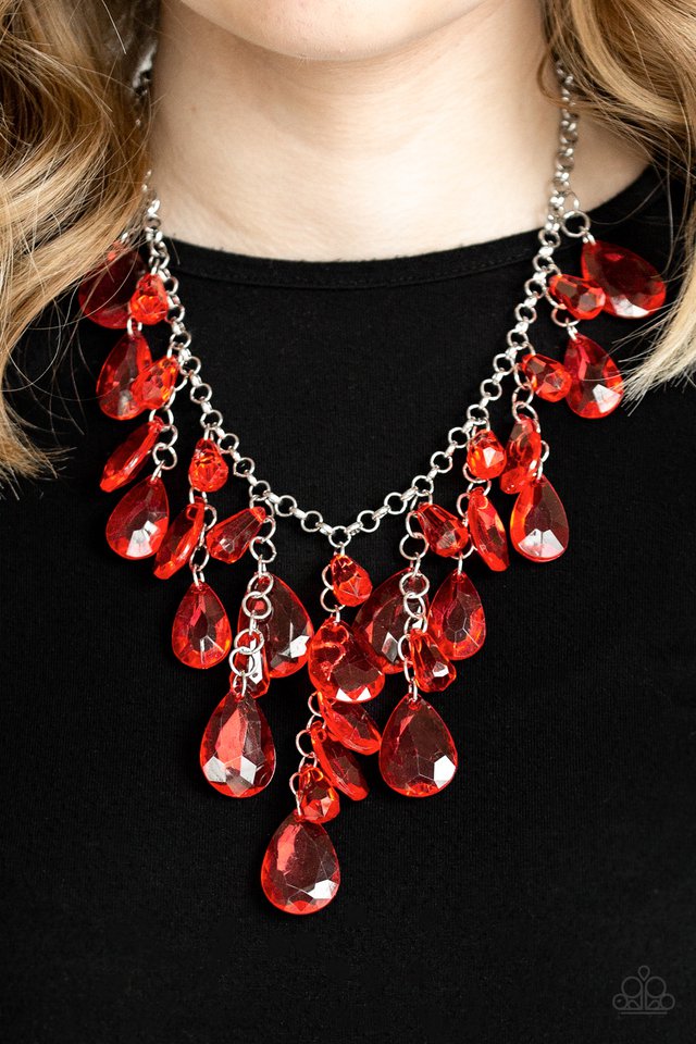 Paparazzi ♥ Irresistible Iridescence - Red ♥ Necklace