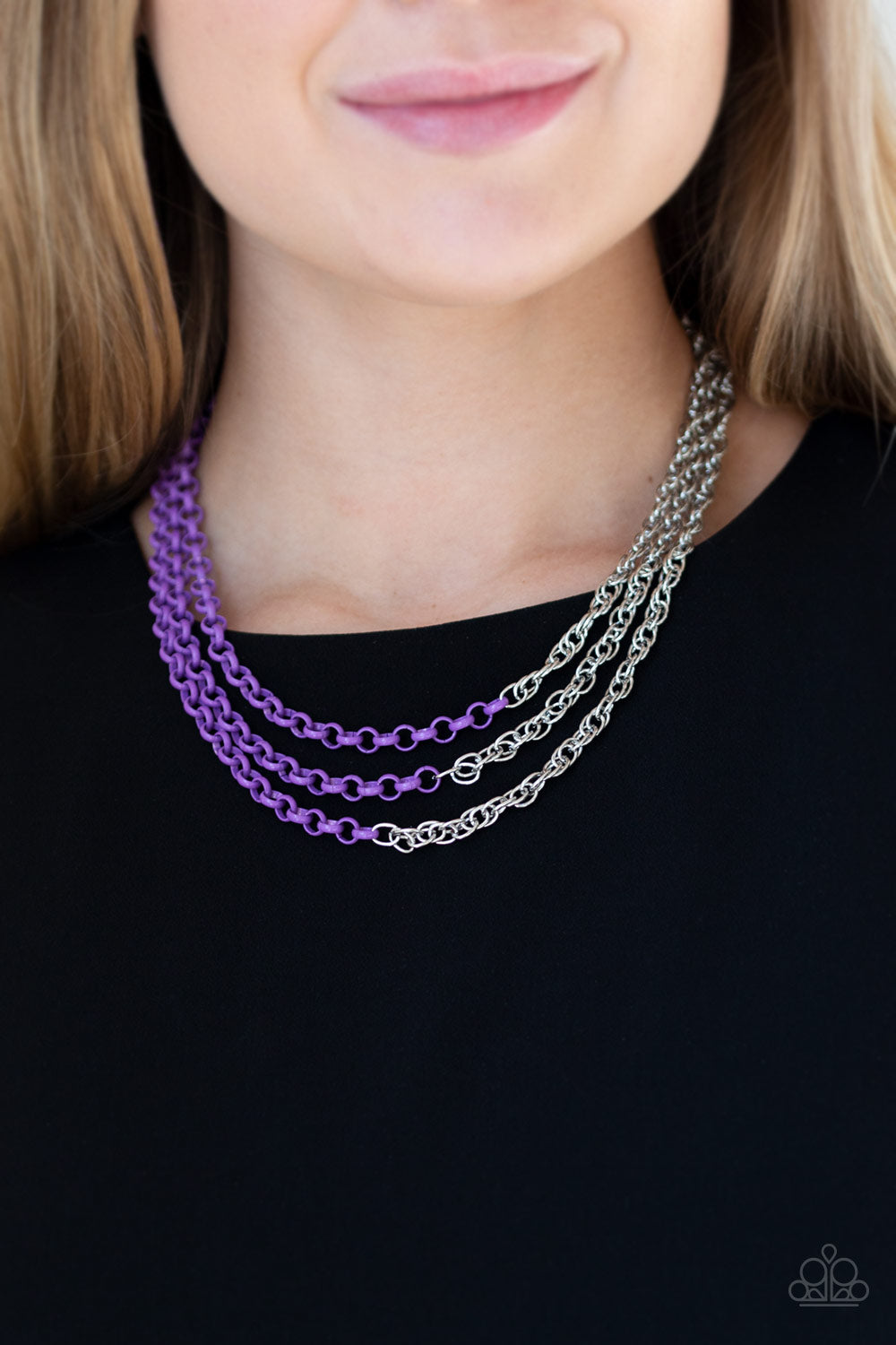 Paparazzi ♥ Turn Up The Volume - Purple ♥  Necklace